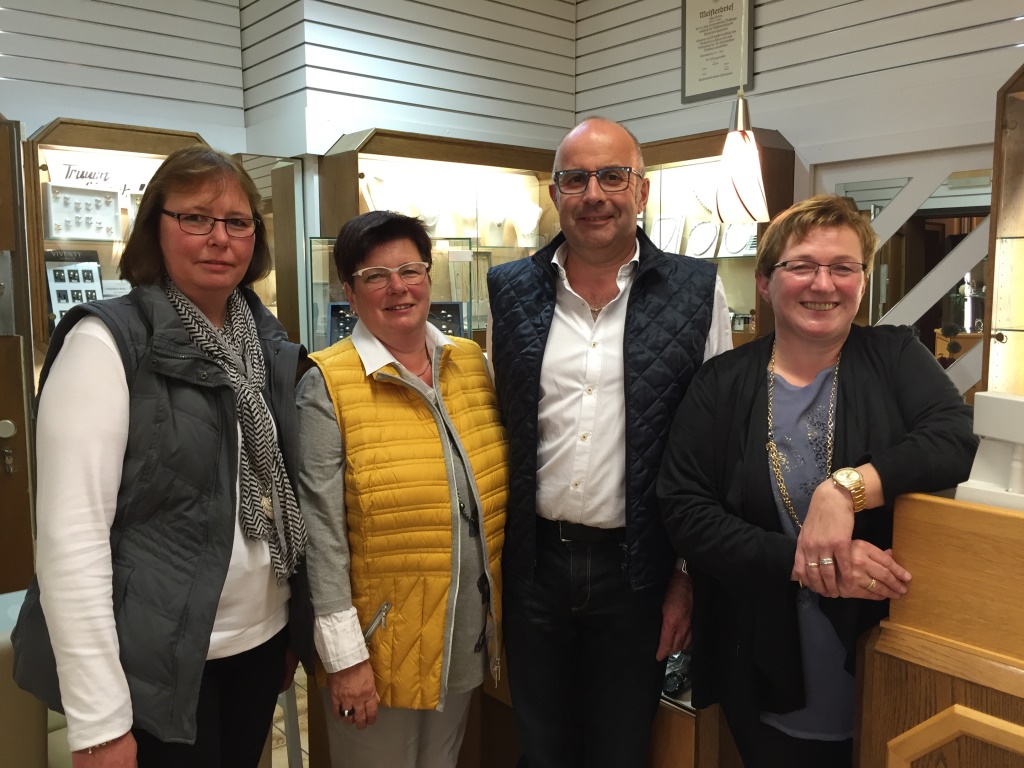 Mitarbeiterteam von Juwelier Nienhaus in Oeding (Münsterland)